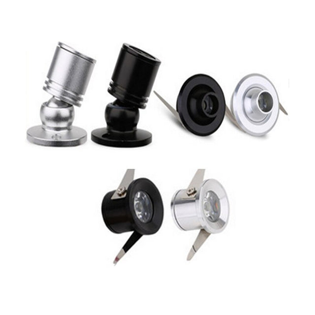 1W 3W Led cabinet mini spot light 110V 220v downlight 12v dc jewelry show Include Led Driver 4000K Ceiling light lamp