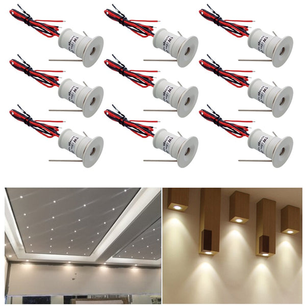 1W Led Cabinet Mini Spot Light Downlight DC12v Jewelry display cabinet ...