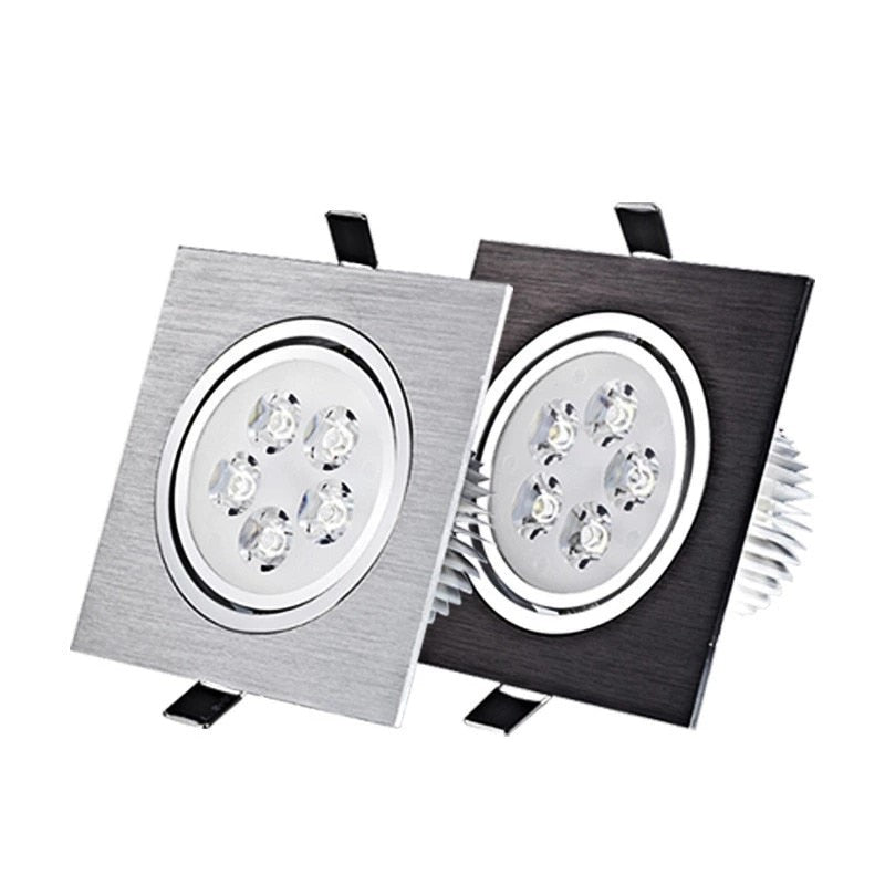 1pcs LED Down Light Square 9W  15W 21W Led Dimmable Downlight Recessed Led Ceiling Down Light Lamp Indoor AC85-265V Driver