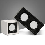 1pcs Super Brightness AC 85-230V Square Surface Mounted LED COB Dimmable Downlights 10W 15W 20W 30W LED Ceiling Lamp Spot Light