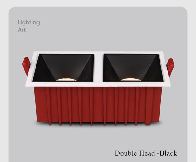 2020  Stylish Bedroom Downlight Recessed Led Ceiling Downlight Square/Round Aluminum High Quality Spot Led 7W 12W Ceiling Lamp