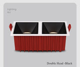 2020  Stylish Bedroom Downlight Recessed Led Ceiling Downlight Square/Round Aluminum High Quality Spot Led 7W 12W Ceiling Lamp