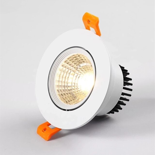 2021 New product LED COB Spotlight Ceiling lamp 3W 5W 7W 9W 12W 15W Dimmable Recessed Downlights Round Led Panel Light AC85-265V
