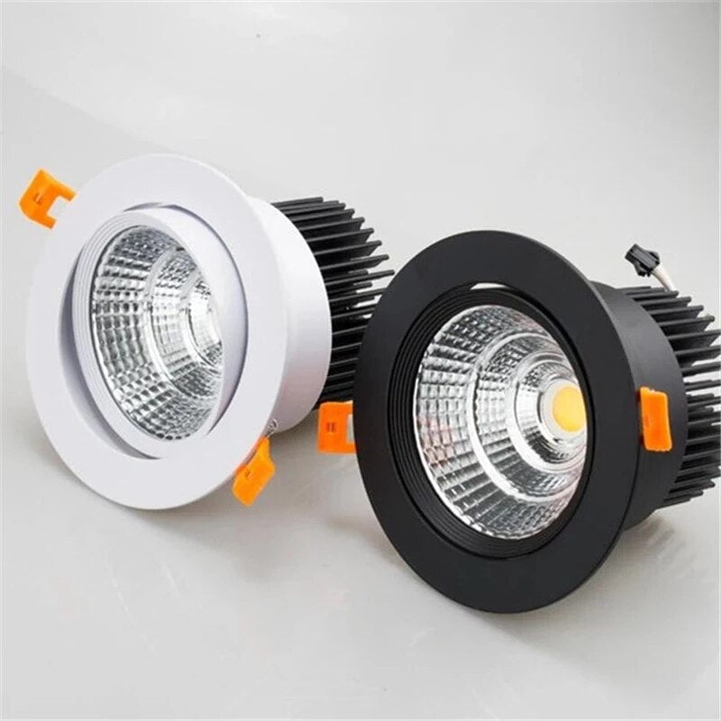 2021 New product LED COB Spotlight Ceiling lamp 3W 5W 7W 9W 12W 15W Dimmable Recessed Downlights Round Led Panel Light AC85-265V