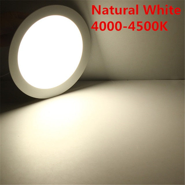 20pcs LED Ceiling Panel Light Dimmable 3W 4W 6W 9W 12W 15W 25W High brightness LED Downlight with adapter AC85-265V indoor Light