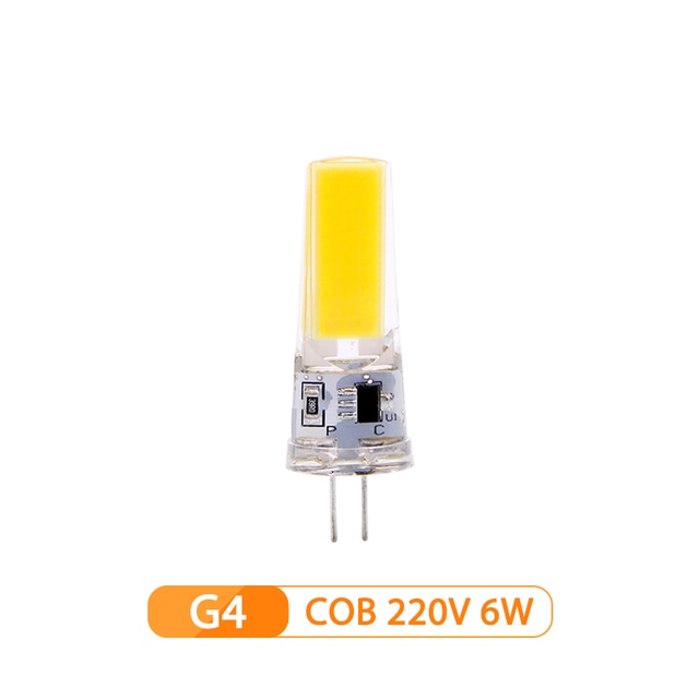 2PCS/lot LED G4 G9 E14 3W 6W Light Bulb AC/DC 12V 220V LED Lamp COB Spotlight Chandelier Replace Halogen Lamps Cold/Warm White