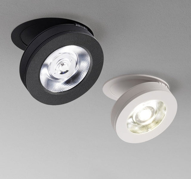 360 Degree Adjustable Dimmable led downlight lamp 3w 5w 7W 12w cob led spot 220V / 110V ceiling recessed downlights lighting