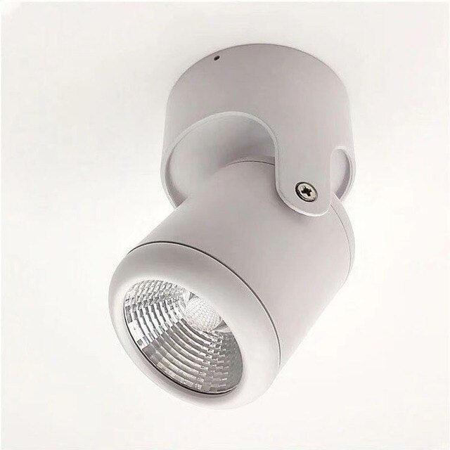 360° rotatable COB spotlight 7W 10W15W 20W Nordic color surface mounted foldable LED downlight ceiling light background lighting