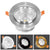 3W 5W 7w 9W 12w 15W 18W Round Dimmable Light Epistar LED Ceiling Lamp Recessed Spot Light Aluminum Recessed Downlights