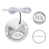 3W LED Under Cabinet Light 12V Dimmable Bookshelf Cupboard Closet Puck Night Light Wardrobe Kitchen Lighting Fixture Decoration