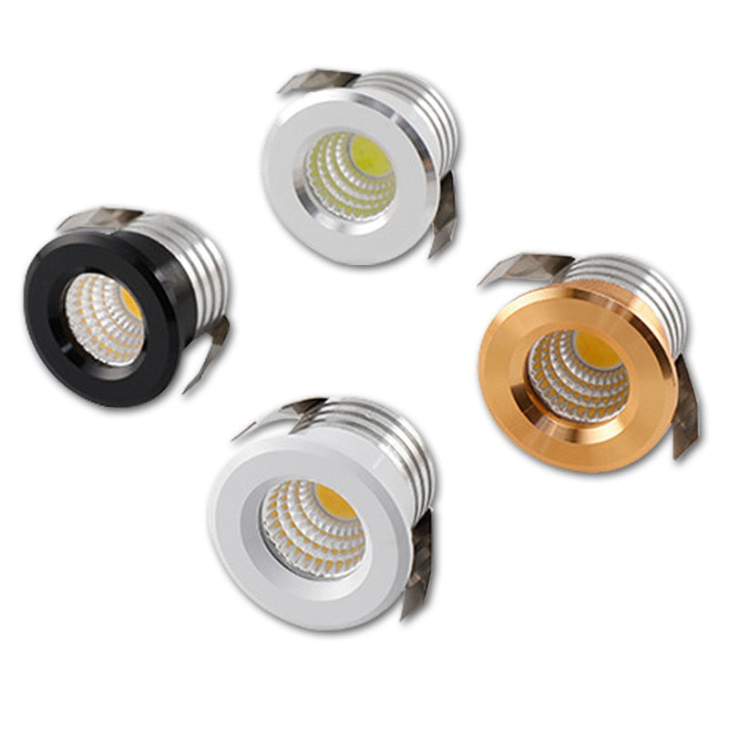 4/10pcs Mini LED Spot Downlights COB 3W Led Recessed spots 220v Dimmab ...