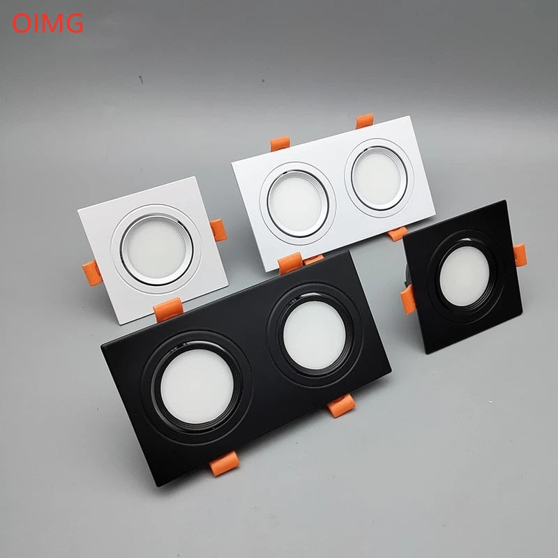 4 types Square Dimmable ceiling recessed LED downlights Ceiling Lamp 9W 12W 15W 18W 24W 30W LED Spot Lights Indoor Lighting