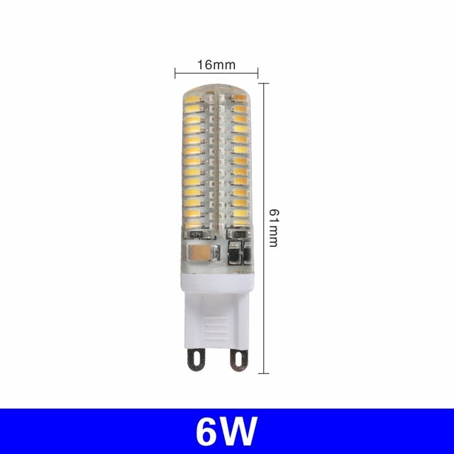 4pcs G9 LED 3W 4W 5W 6W 220V LED G9 Lamp Led bulb SMD 2835 3014 LED G9 light Replace 30W/60W halogen lamp light Cold/Warm white