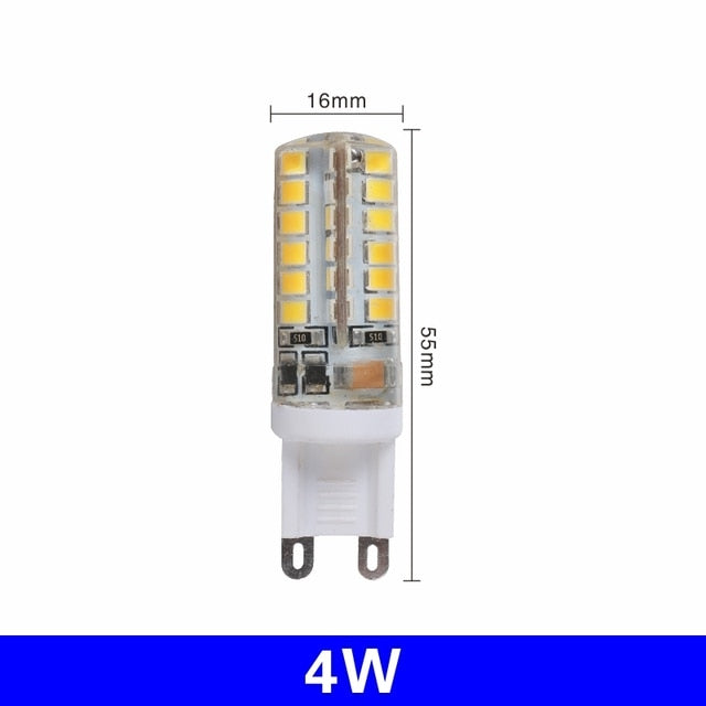 4pcs G9 LED 3W 4W 5W 6W 220V LED G9 Lamp Led bulb SMD 2835 3014 LED G9 light Replace 30W/60W halogen lamp light Cold/Warm white