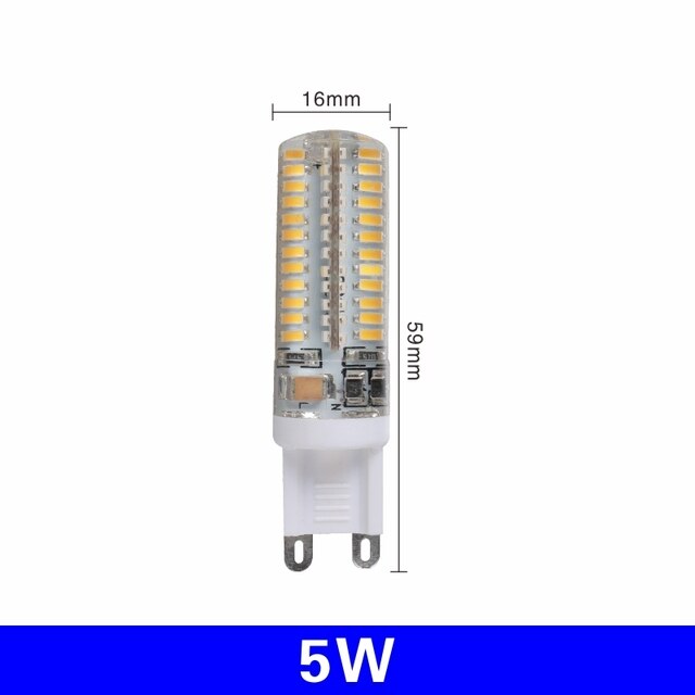 4pcs G9 LED 3W 4W 5W 6W 220V LED G9 Lamp Led bulb SMD 2835 3014 LED G9 light Replace 30W/60W halogen lamp light Cold/Warm white