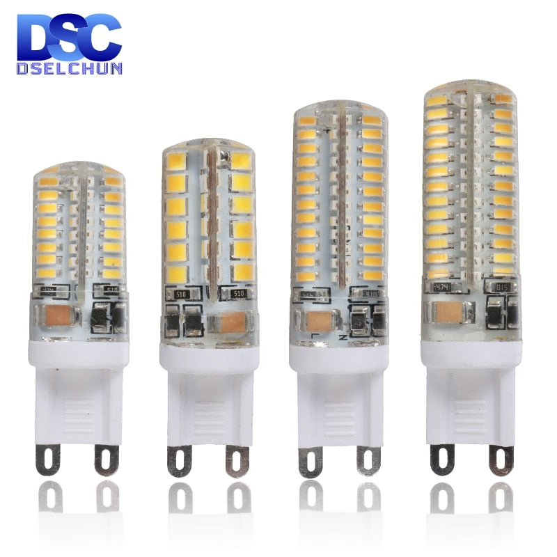 4pcs G9 LED 3W 4W 5W 6W 220V LED G9 Lamp Led bulb SMD 2835 3014 LED G9 light Replace 30W/60W halogen lamp light Cold/Warm white