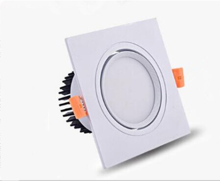 7w 9w 12w 15w18w AC110-220V LED Spot Lights Indoor Lighting 4 types Square Dimmable ceiling recessed LED downlights Ceiling Lam