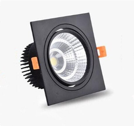 7w 9w 12w 15w18w AC110-220V LED Spot Lights Indoor Lighting 4 types Square Dimmable ceiling recessed LED downlights Ceiling Lam