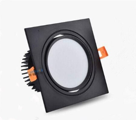 7w 9w 12w 15w18w AC110-220V LED Spot Lights Indoor Lighting 4 types Square Dimmable ceiling recessed LED downlights Ceiling Lam