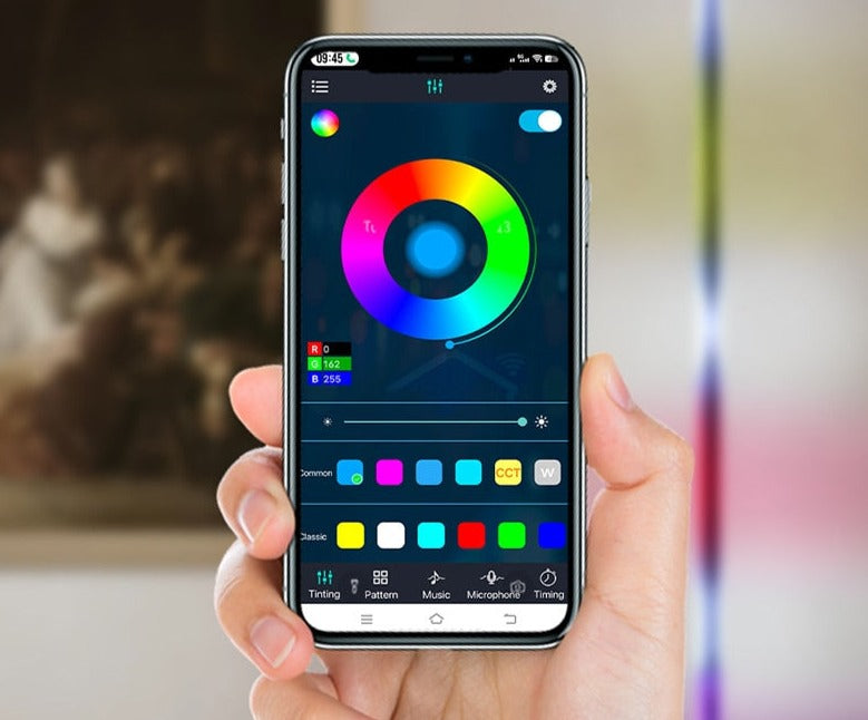 103CM RGB LED Floor Lamp Smart Remote Control Modern Corner Floor Lamp Atmospheric Standing Stand Light Christmas Decors Lighting