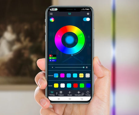 103CM RGB LED Floor Lamp Smart Remote Control Modern Corner Floor Lamp Atmospheric Standing Stand Light Christmas Decors Lighting