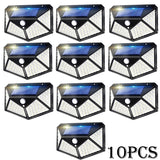 Solar Lights Outdoor 100 LED Solar Sensor Motion Light 3 Modes Outdoor Solar Wireless Lamp IP65 Waterproof Wall Lights