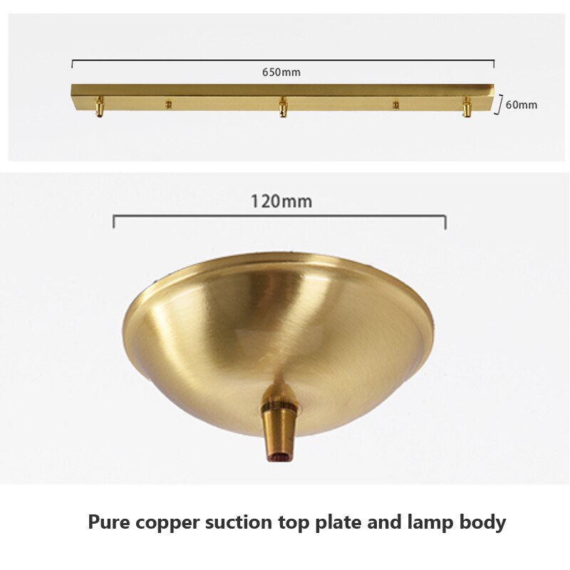 Personality Brass Cream Glass Ball Pendant Light Modern Pendant Lamp Nightlight Kitchen Lighting Fixture Bedside Hanglamp