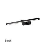 LED Bathroom Light 80cm 100cm Interior Wall Light Fixtures Modern Interior Wall Light Black White Gold Silver Wall Lamp Inside