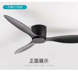 Modern Led Ceiling Fan Without Lights DC Motor 6 Speeds Timing Fans 20CM Low Floor Loft Remote Control Decorative Fan With Light