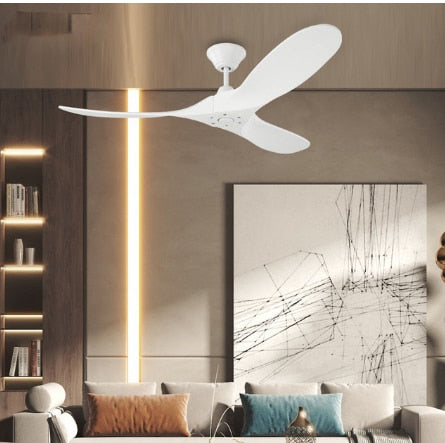 60 inch ceiling fan industrial vintage wooden ventilator with light Remote control decorative blower wood retro fans