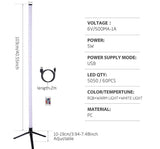 103CM RGB LED Floor Lamp Smart Remote Control Modern Corner Floor Lamp Atmospheric Standing Stand Light Christmas Decors Lighting