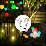 Solar LED Light Outdoor Garden Lights Firework Firefly Swaying Light Landscape Lighting for Yard Pathway Lawn Garden Decoration