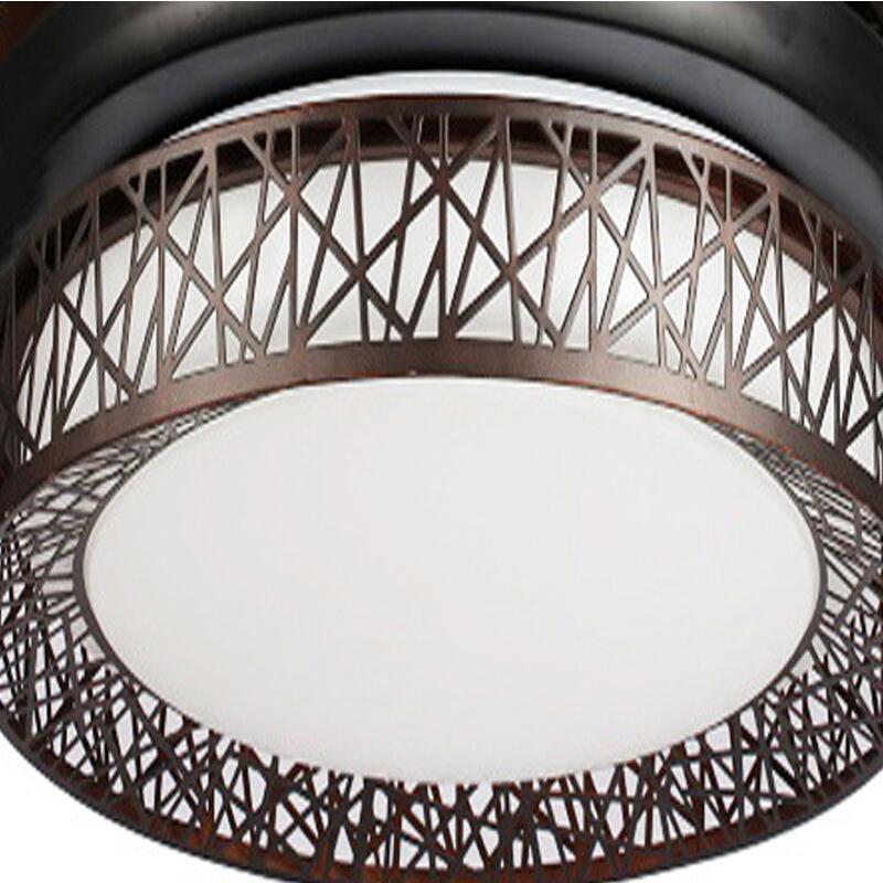 Ceiling Fan Lights Remote Control 36/42inch Dining Bedroom Living Fan Lamps Ceiling Fan Lightings Gold Luminaria Pendente Home