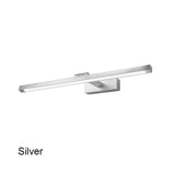 LED Bathroom Light 80cm 100cm Interior Wall Light Fixtures Modern Interior Wall Light Black White Gold Silver Wall Lamp Inside