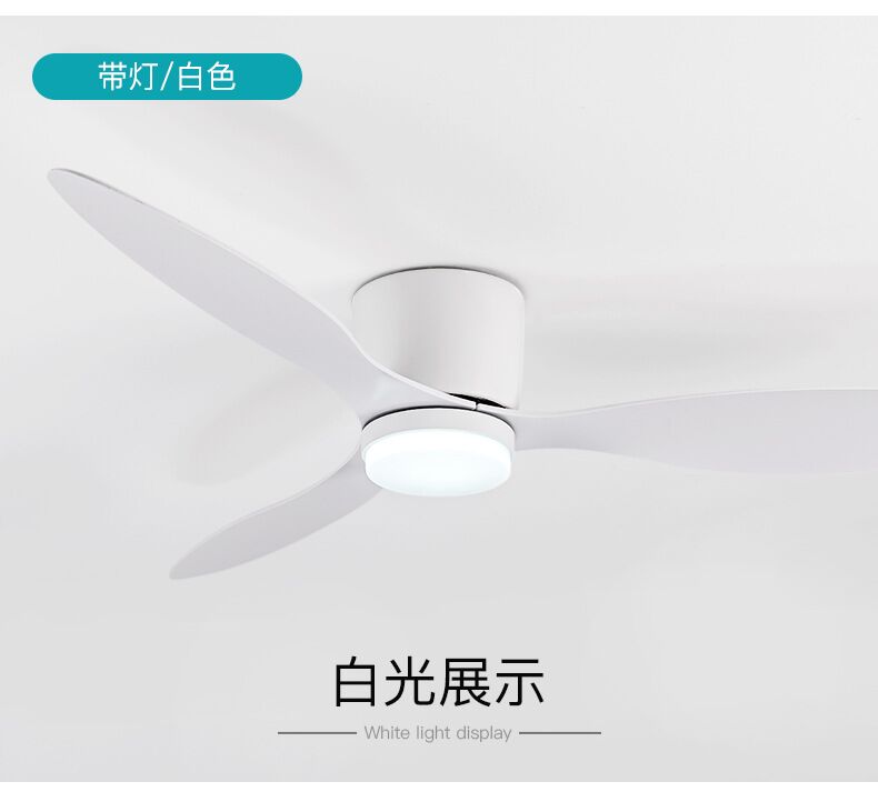 Modern Led Ceiling Fan Without Lights DC Motor 6 Speeds Timing Fans 20CM Low Floor Loft Remote Control Decorative Fan With Light