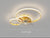 Bedroom decor led invisible Ceiling fan light lamp Home Decro Ceiling fans with lights remote control Black Gold Smart