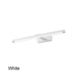 LED Bathroom Light 80cm 100cm Interior Wall Light Fixtures Modern Interior Wall Light Black White Gold Silver Wall Lamp Inside