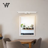 LED Bathroom Light 80cm 100cm Interior Wall Light Fixtures Modern Interior Wall Light Black White Gold Silver Wall Lamp Inside