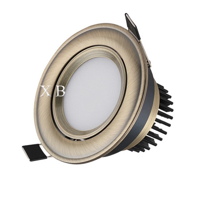 Adjustable Angle Dimmable LED COB Downlight 3W 5W 7W 10W 12W 15W Recessed Ceiling Lamp AC85-265V Downlight Spot Light Home Decor