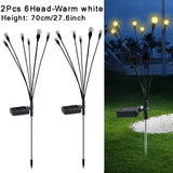 Solar LED Light Outdoor Garden Lights Firework Firefly Swaying Light Landscape Lighting for Yard Pathway Lawn Garden Decoration