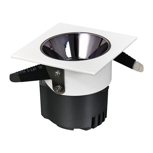 Aluminum Led Downlight Recessed in Anti-glare Spot Led Indoor Ceiling Lamp 7W 12W 15W Dimmable Lighting For Hotel Bedroom Foyer