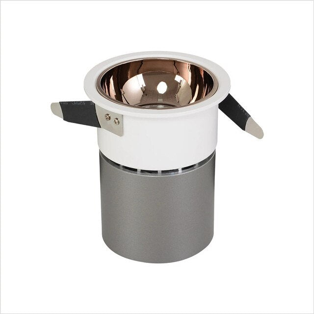 Anti-glare LED Downlight 30° Beam Angle Dimmable AC 110V 220V Ceiling Spot Light 9W 12W 25W 35W For Wall Washing Lighting