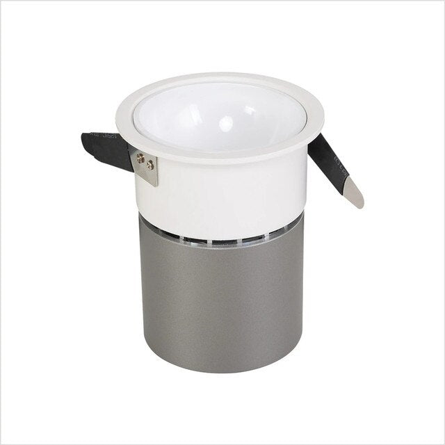 Anti-glare LED Downlight 30° Beam Angle Dimmable AC 110V 220V Ceiling Spot Light 9W 12W 25W 35W For Wall Washing Lighting