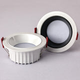 Anti-glare LED Downlight Recessed LED Ceiling Light   Black/White Dimmable Bedroom Kitchen Tri-color Light LED Spotlight