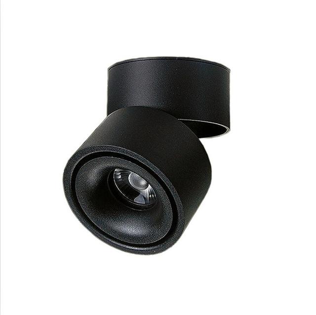 BEIAIDI Modern Surface Mounted lED Downlight 7W 10W 12W Aluminum Folding Ceiling Spotlight 360 Degree Adjustable Led Track Light