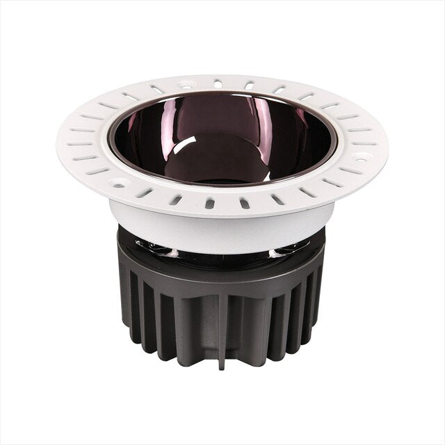 Borderless Anti-Glare LED Downlight 5W 7W 9W 12W 18W 24W Dimmable AC 85-265v Spotlight Ceiling Lamp For Hotel and Villa Lighting