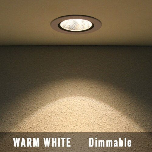 COB Downlight LED Panel Recessed Down Light Round 3W 5W 7W 9W 12W Bedroom Kitchen Indoor Spot Lamp 220V 110V