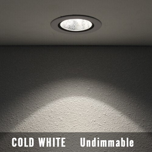 COB Downlight LED Panel Recessed Down Light Round 3W 5W 7W 9W 12W Bedroom Kitchen Indoor Spot Lamp 220V 110V