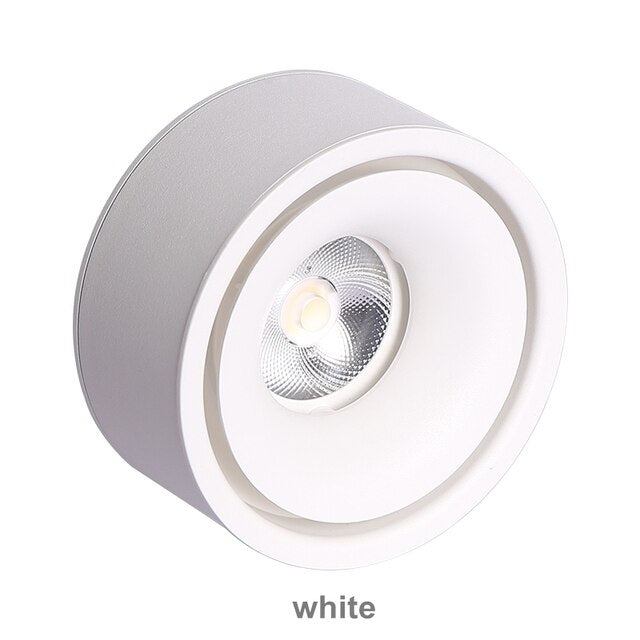COB Non-open ceiling spot 7W/12W living room surface mounted downlights Matching style, suitable for modern, modern light luxury