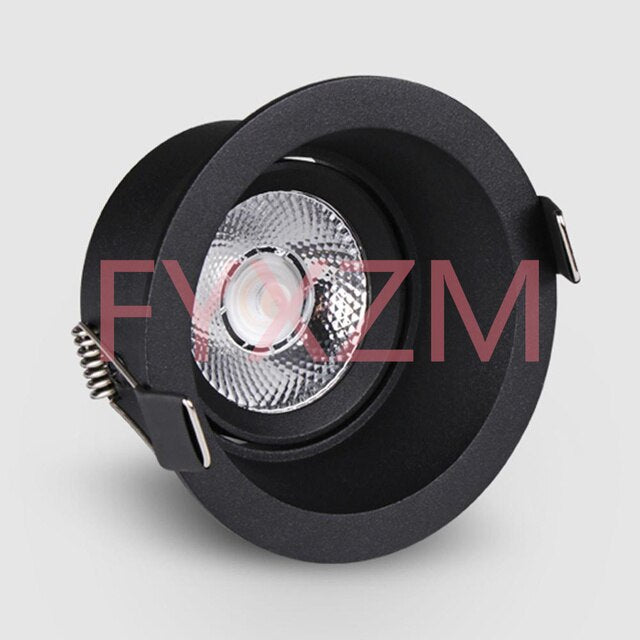 CRI92 Anti-glare LED 5W 7W 9W 12W 15W Embedded Ceiling Downlight Round Spotlights Recessed Led Indoor Ceiling Light for Jewelry